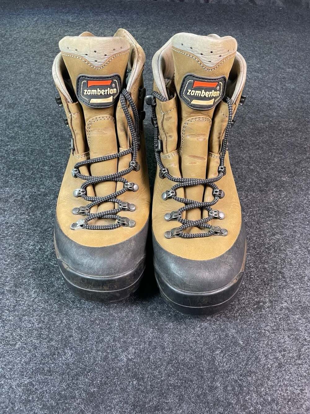 Zamberlan Hiking Boots Size M8 W9 Tan Gore-Tex Leather Vibram